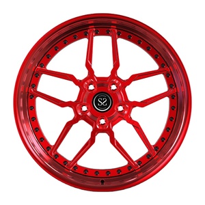 Jantes forgées personnalisées Candy Red 2 pièces 20 21 pouces 5-120 120.65 pour Chevrolet <span class=keywords><strong>Corvette</strong></span> C5 C6 C7 - Product Image 2
