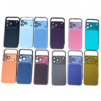 Coque complète en métal + boîtier en film métallique en alliage d'aluminium convertible en coque 18 Pro Max pour iPhone 12 14 15 16 17 Pro Max