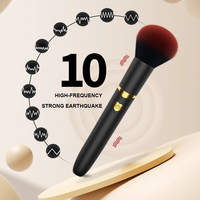 Neuer Stil Mini Tragbarer Vibrator Erotikspielzeug für Frauen Make-up-Pinsel-Form Diskreter Vibrator Nippel G-Punkt Klitoris-Stimulator