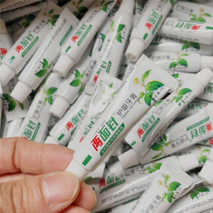 Kem đánh răng dùng một lần mini dùng cho khách sạn du lịch hãng hàng không Mint 3g / 5g / 10g / 15g / 20g nhãn hiệu riêng OEM - Product Image 3