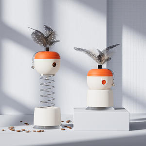 Customizable <strong>Catnip</strong> Carrot-Shaped <strong>Kitten</strong> Entertainment Puzzle Feeder Interactive &amp; Movement Toy for Cats - Product Image 6