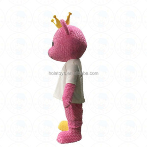 Costume d'ours amusant Hola pour adultes / Costume de mascotte d'ours en peluche - Product Image 3