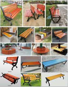 Rắn gỗ đồ gỗ ngoài trời thiết kế hiện đại công viên băng ghế dự bị với tựa lưng và tay vịn cho các trường học & Patio Trung Quốc hạt gỗ phong cách - Product Image 6