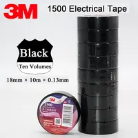 3M Temflex PVC Vinyl Electrical Insulating Tape 1500 For General Use, 18mmX1 0Mx 0.13mm