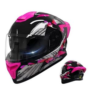 Casco de Motocicleta de Cobertura Completa con Mentonera Extraíble, Forro Transpirable, Ligero, Disponible en Varios Tamaños - Product Image 4