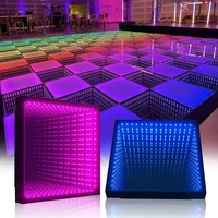 Barre lumineuse LED miroir 3D Abyss personnalisée en usine, lampe à charge magnétique à mille couches pour scène et piste de danse