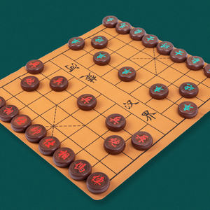 卸売カスタム木製チェスピース伝統的な教育ボードゲームボックス中国のチェスセット - Product Image 3