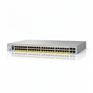 Commutateur réseau d'occasion <span class=keywords><strong>WS</strong></span>-<span class=keywords><strong>C2960L</strong></span>-<span class=keywords><strong>48PS</strong></span>-<span class=keywords><strong>LL</strong></span> 2960-L 48 ports 1G PoE+ 370W 4x1G SFP Uplink Layer 2 LAN Lite Commutateur géré - Product Image 1