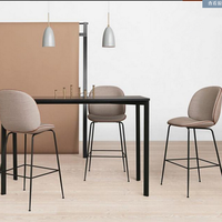 Goldene Stühle und Tische Modern Pink Sale Arms Hoch hocker Stahl Restaurant Bar Chair