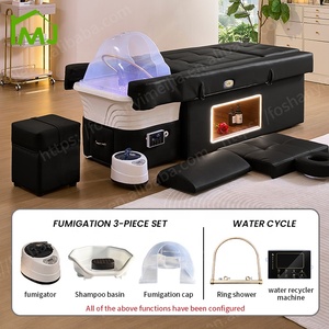 Salon de coiffure Thai Massage Water Therapy Pédicure Chaise de lavage des pieds Lit <span class=keywords><strong>spa</strong></span> japonais - Product Image 6