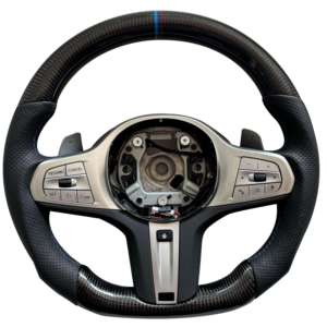 Volante Deportivo YLC de Alta Calidad con Franjas Rojas para <span class=keywords><strong>BMW</strong></span> F10 F30 F20 F31 F36 M3 M5 M6 F15 F22, Accesorios para Automóviles - Product Image 5