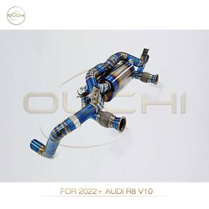 Catback d'échappement en alliage de titane OUCHI pour <span class=keywords><strong>Audi</strong></span> <span class=keywords><strong>R8</strong></span> V10 5.2L <span class=keywords><strong>2022</strong></span> + avec soupapes de silencieux pièces de Performance automatique système de tuyaux d'échappement - Product Image 6