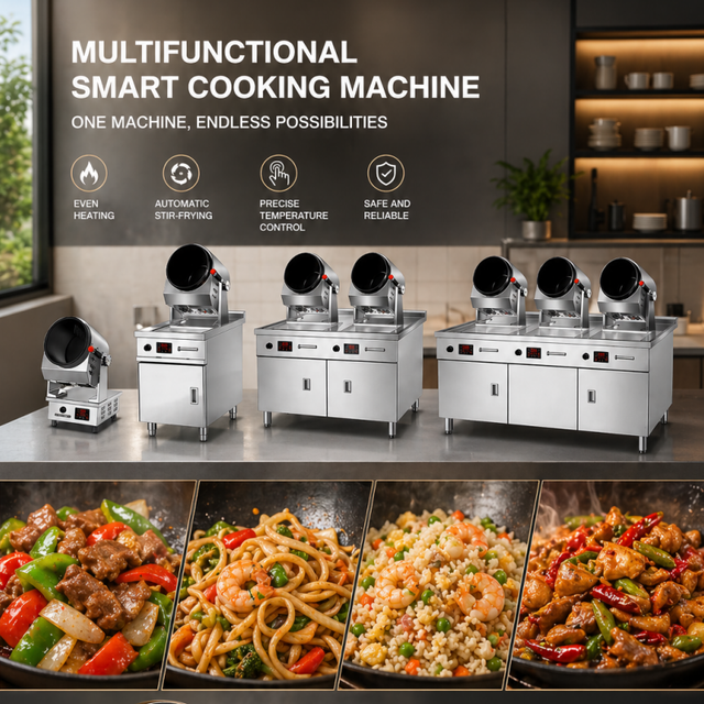 Automatic Restaurant Electric Fried Rice Wok Intelligent Stir Fry Cooking Robot Commercial Cooking Machine