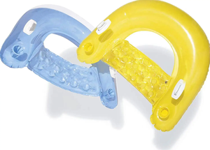 <span class=keywords><strong>Piscina</strong></span> su misura galleggia materasso <span class=keywords><strong>con</strong></span> due portabicchieri Sit e Lounge galleggiante gonfiabile acqua galleggiante all'aperto per adulti - Product Image 6