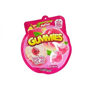 Caramelos de Goma con Sabor a Uva Halal, Forma de Bola, 150g, Rellenos, Suaves y Masticables, Marca Privada VITHAICO, Certificación ISO 22000, OEM ODM - Product Image 1