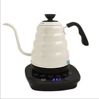 Prix usine vente chaude nouveau Design noir vente chaude de haute qualité 1200w électrique col de cygne bouilloire Pot