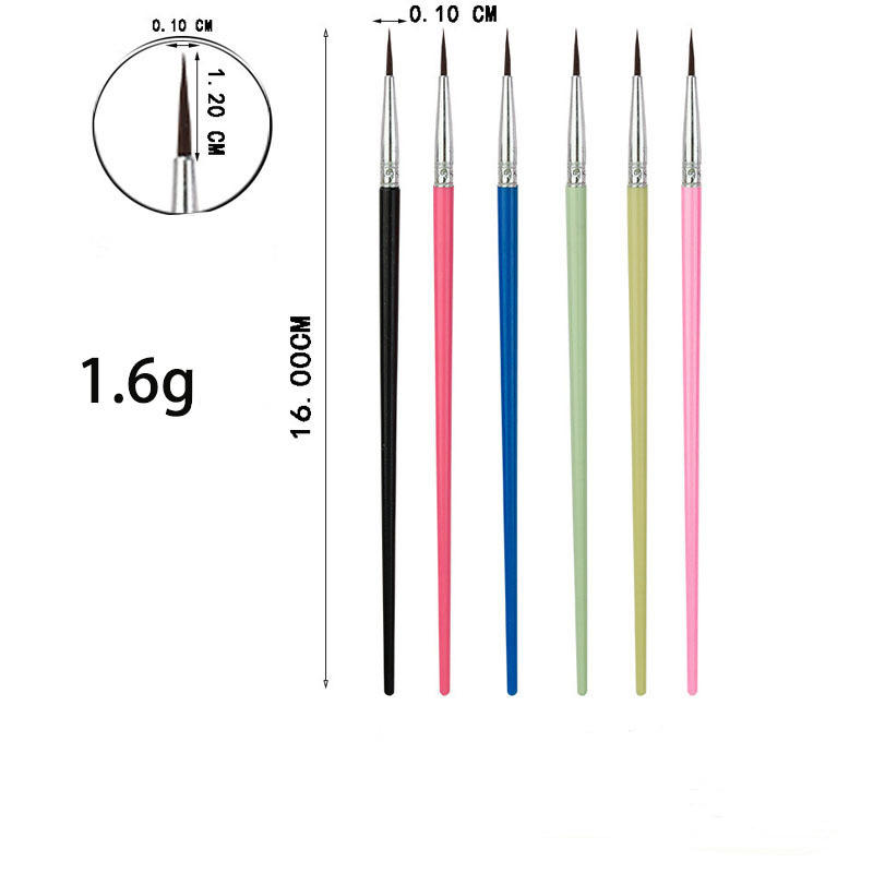 Single-point drawing pen with cap