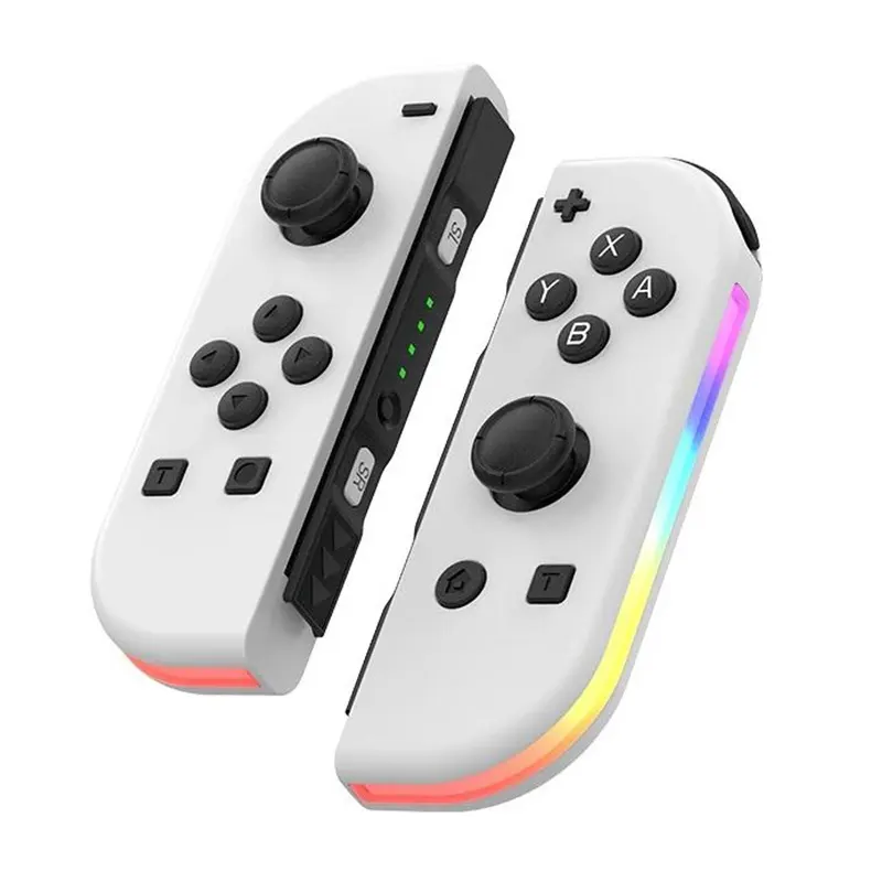 Nintendo anahtarı oyunu için yeni oyun denetleyicisi kablosuz oyun kolu sol sağ oyun pedi uzaktan sevinç anahtarı denetleyicisi için eksileri