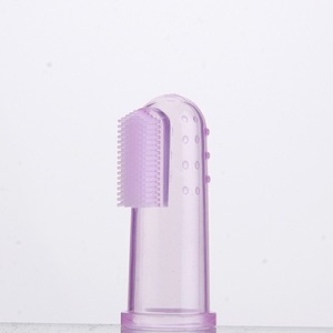 Cepillo de dientes para bebé, limpiador bucal, cepillo de silicona para la lengua, portátil, transparente, BK910 - Product Image 5