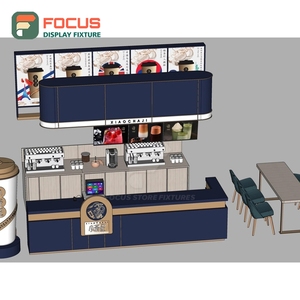 Modular Coffee Merchandise Display Rack Matte Black Finish Front Register Area Roastery Product Display Rack - Product Image 4