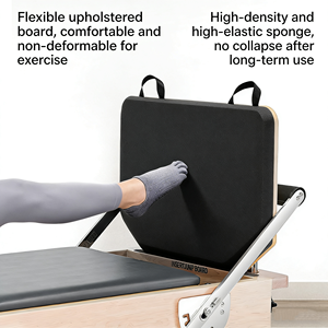 Cama de <span class=keywords><strong>Pilates</strong></span> Profesional de Alta Calidad en Madera de Arce, con Resortes Ajustables, para Entrenamiento del Core, Gimnasio en Casa, Máquina de Fitness - Product Image 5