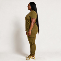 GloriousIn No.912 Ensemble d'uniformes médicaux pour femmes en gros : Veste polo à manches courtes pour infirmières et pantalon d'hôpital extensible