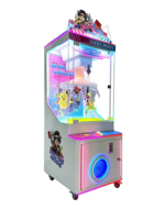 Machine à cadeaux professionnelle à monnayeur, type Roue de la Fortune, sur le thème Espace et Temps, pour centre de jeux