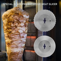 Lame de machine à kebab turque en acier inoxydable, lame de couteau à découper la viande de qualité alimentaire