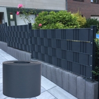 Anti-UV milieuvriendelijke PP tape privacy scherm 19cm x 26m rotbestendig waterdicht anti-klim beveiliging decoratie voor de tuin
