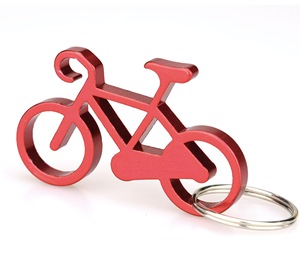 Metal Keychain Keyring <strong>Bottle</strong> <strong>Opener</strong> Sublimation Customized Multi-tool <strong>Bottle</strong> <strong>Opener</strong> Keychain Bicycle <strong>Shape</strong> Keychain With Logo - Product Image 2