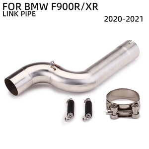 Système d'échappement modifié pour moto <span class=keywords><strong>BMW</strong></span> F900 R XR F900XR <span class=keywords><strong>F900R</strong></span> 2020-2025, tuyau de liaison intermédiaire en acier inoxydable, connexion 51 mm - Product Image 3