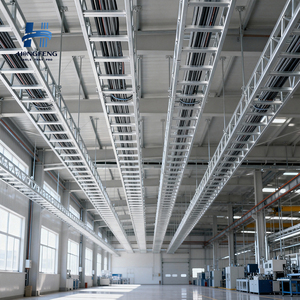 Système d'échelle de câbles modulaire NEMA certifié CE, résistant aux intempéries, en alliage zinc-aluminium-magnésium, pour centres de données - Product Image 4