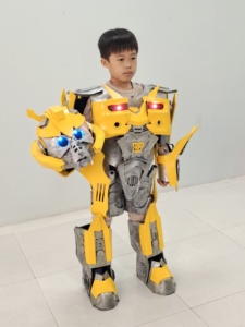 Nuevo Producto en Oferta, Disfraz <span class=keywords><strong>de</strong></span> Robot <span class=keywords><strong>Transformer</strong></span>, Disfraz <span class=keywords><strong>de</strong></span> Cosplay para Bailar, Disfraz para Niños - Product Image 3