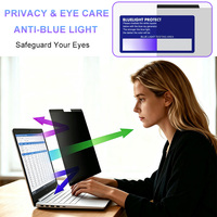 Filter Privasi 2 Arah dengan Daya Hisap Nano Magnetik yang Dapat Dilepas, Anti Silau, Anti Sidik Jari untuk Layar Macbook Neo 13" 2026 Notebook