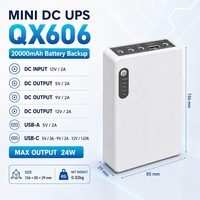 Power Bank Mini USB Laris Manis Lintas Negara 10400mAh/20000mAh DC Monitoring Backup Power Mini DC UPS