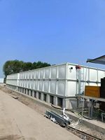 Réservoir d'eau sectionnel en GRP de qualité alimentaire, réservoir de stockage d'eau potable en fibre de verre non toxique pour usage résidentiel