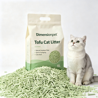 Litière pour chat au tofu biodégradable, écologique, sans poussière, à agglomération rapide, haute absorption, contrôle efficace des odeurs, ne colle pas au fond, facile d'utilisation