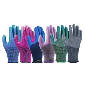 Gants de travail en latex personnalisés SML, micro-diamants en relief, antidérapants, durables, respirants, pour la construction et usage général - Product Image 1