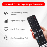 Control Remoto por Voz Compatible con TCL Android 4K LED Smart TV ARC901V FMR5, 43P725 65C728 50P728 L32S525 65C828