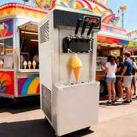 Machine à glace molle automatique commerciale Mvckyi 110V 1800W, prix de gros, machine à sundae glacé à l'açaï