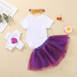 Vêtements pour petites filles robes d'anniversaire pour petites filles ensemble tutu pour enfants de 1 an tenues pour 1er anniversaire ensembles de vêtements pour bambins pour la fête - Product Image 3