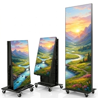 Écran LED couleur Bluestar P2.5 640x1920mm, indice de protection IP65, montable au sol/mur pour présentations visuelles intérieures/extérieures