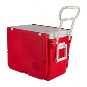 Hot Selling Custom Logo 32L <b>Portable</b> Camping Folding Insulation Cooler Box Foldable <b>Table</b> with Chair Wheeled <b>Portable</b> Coolers - Product Image 5