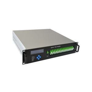 1550 نانومتر 2U CATV FTTH EDFA 16 منفذ 20dbm 23db الناتج WDM 1550nm مكبر للصوت الألياف مخدر الإربيوم - Product Image 6