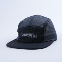 Casquettes de course respirantes personnalisation personnalisation de bord plat extérieur Nylon 5 panneaux casquette de camp unisexe toutes saisons