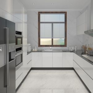Aluminum Alloy Kitchen <b>Cabinet</b> Kickboard Minimalist Design Easy Installation Baseboard <b>Cabinet</b> <b>Side</b> Panel - Product Image 1