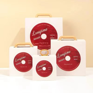 Caja de Cartón Ecológica Impermeable con Logotipo Personalizado de Lujo, Cierre Magnético para Discos de Vinilo y DVD, Empaque de Regalo para el Hogar - Product Image 3