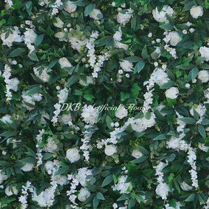 ผ้าม้วนติดผนังลายดอกไม้3D สีเขียวฉากหลังแต่งงาน - Product Image 6