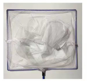 Baignoire à glace Mini filet à <span class=keywords><strong>poisson</strong></span> carré Durable petit filet de pêche pour piscine Spa plongeant froid en plastique et nylon - Product Image 6