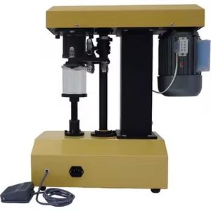 آلة يوجون TDFJ-160 شبه الأوتوماتيكية لتغطية وختم العلب، آلة إغلاق علب الصفيح، آلة تغطية الزجاجات - Product Image 1